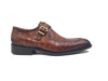 Single Monk Buckle Split Toe Loafer 12 KS479-13WHISKY8  - from alligatorwarehouse.com