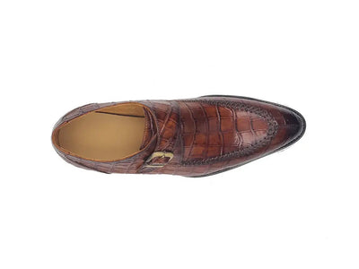 Single Monk Buckle Split Toe Loafer 13 KS479-13WHISKY8  - from alligatorwarehouse.com
