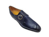 Single Monk Strap Plain Toe Shoes 2 KS509-20NAVY75  - from alligatorwarehouse.com