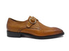 Single Monk Strap Plain Toe Shoes 4 KS509-20NAVY75  - from alligatorwarehouse.com