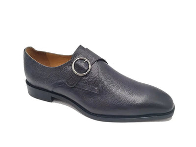 Single Monk Strap Plain Toe Shoes 15 KS509-20NAVY75  - from alligatorwarehouse.com
