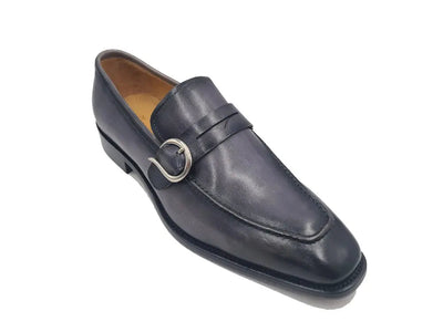 Single Monk Strap with modern buckle 4 KS509-47GRAY85  - from alligatorwarehouse.com