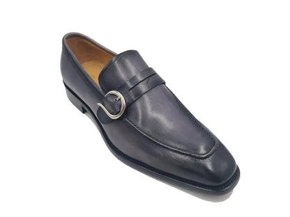 Carrucci Single Monk Strap with modern buckle