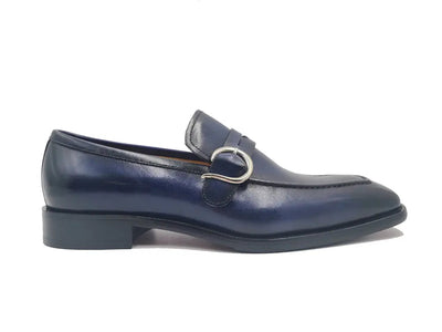 Single Monk Strap with modern buckle 9 KS509-47GRAY85  - from alligatorwarehouse.com