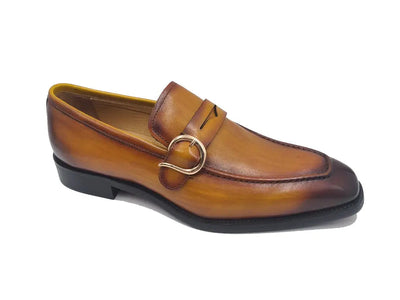 Single Monk Strap with modern buckle 15 KS509-47GRAY85  - from alligatorwarehouse.com