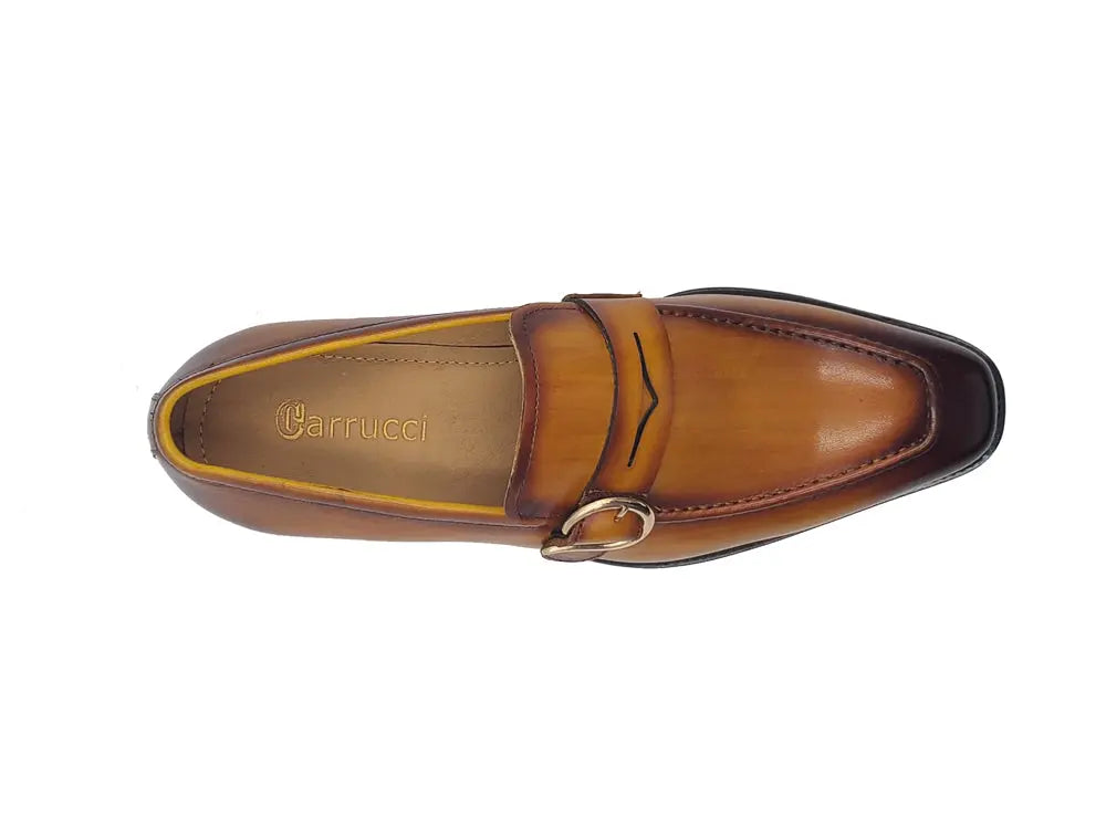 Single Monk Strap with modern buckle 16 KS509-47GRAY85  - from alligatorwarehouse.com