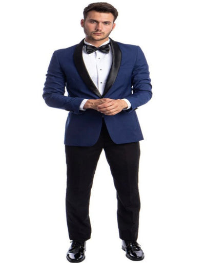 Blue Prom Suit - Blue Homecoming Outfits For Guys Skinny Fit Tuxedo for Prom Blue 2   - from alligatorwarehouse.com