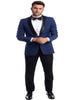 Blue Prom Suit - Blue Homecoming Outfits For Guys Skinny Fit Tuxedo for Prom Blue 2   - from alligatorwarehouse.com