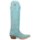 Dan Post Women's Celeste Sky Blue Zipper Snip Toe Boots