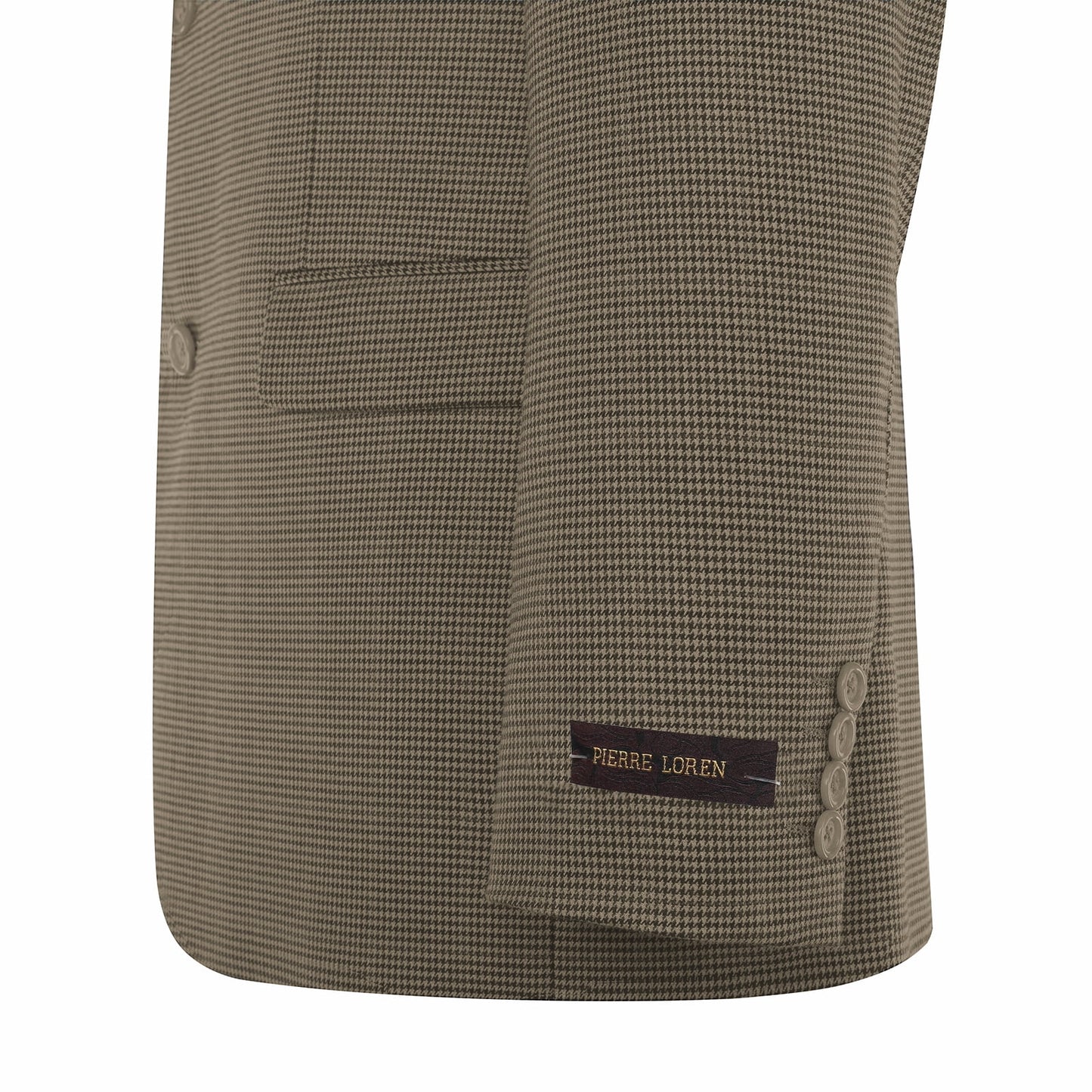 Mens 2 Button Slim Fit Light Brown Blazer