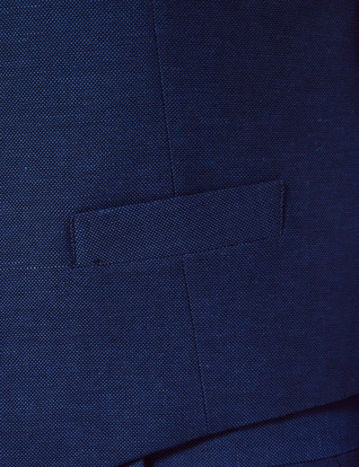 Mens Linen Suit For Beach Wedding - Summer  Suit in Royal Blue Slim Fit 7 FP-8998  - from alligatorwarehouse.com