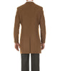 Camel Fall/Winter Essential Slim Fit Overcoat Wool Blend 2   - from alligatorwarehouse.com