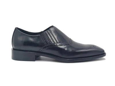 Slip-on Loafer with medallion 2 KS509-26BLACK13  - from alligatorwarehouse.com