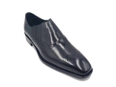 Slip-on Loafer with medallion 3 KS509-26BLACK13  - from alligatorwarehouse.com