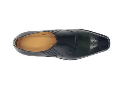 Slip-on Loafer with medallion 16 KS509-26BLACK13  - from alligatorwarehouse.com