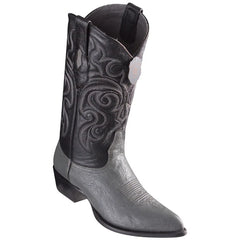 J Toe Cowboy Boots - J Toe Western Boots - Los Altos Boots - Mens Dress Cowboy Boot - Low PricedSmooth Ostrich Boots J-Toe- in Grey