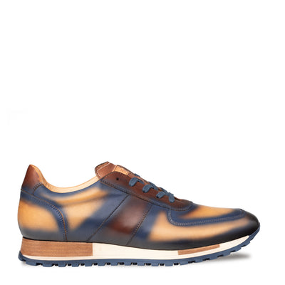 Latini Multi-tone  Sneaker Blue/Multi By Mezlan Made In Spain Brand 2   - from alligatorwarehouse.com