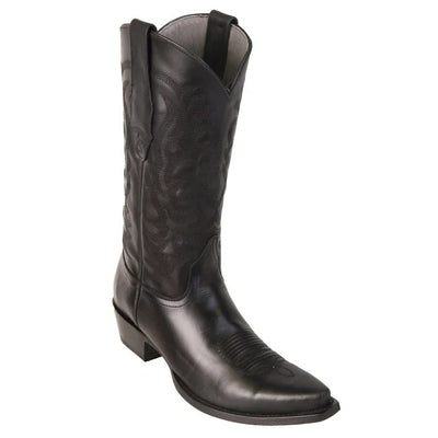 Los Altos Boots - Mens Dress Cowboy Boot - Low Priced Snip Toe Cowboy Boots - in Black 1   - from alligatorwarehouse.com