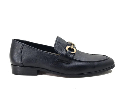 Carrucci Soft Calf Leather with gold horse bit
