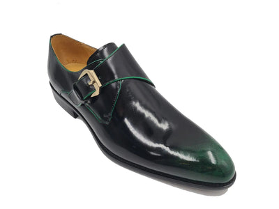 Soft Calf Patent Leather Single Monk Slip-on 13 KS479-15PBURGUNDY8  - from alligatorwarehouse.com