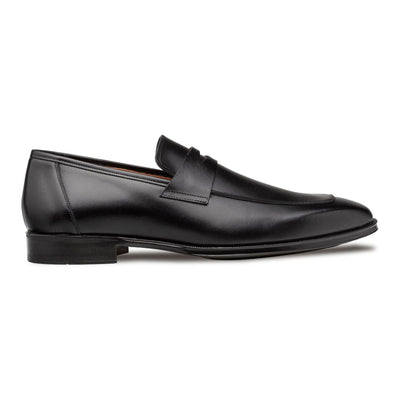 Avenue Rubber Sole Penny Black Men’s Loafer Shoes By Mezlan Made In Spain Brand 2   - from alligatorwarehouse.com