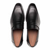 Avenue Rubber Sole Penny Black Men’s Loafer Shoes By Mezlan Made In Spain Brand 5   - from alligatorwarehouse.com