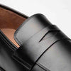 Avenue Rubber Sole Penny Black Men’s Loafer Shoes By Mezlan Made In Spain Brand 4   - from alligatorwarehouse.com