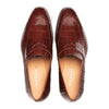 Men's Sport Piccolo Genuine American Alligator Penny Loafer By Mezlan Made In Spain Brand 5   - from alligatorwarehouse.com