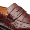 Men's Sport Piccolo Genuine American Alligator Penny Loafer By Mezlan Made In Spain Brand 4   - from alligatorwarehouse.com