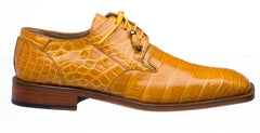 Alligator Shoes Ferrini Men's Tournasol Gold Square Toe