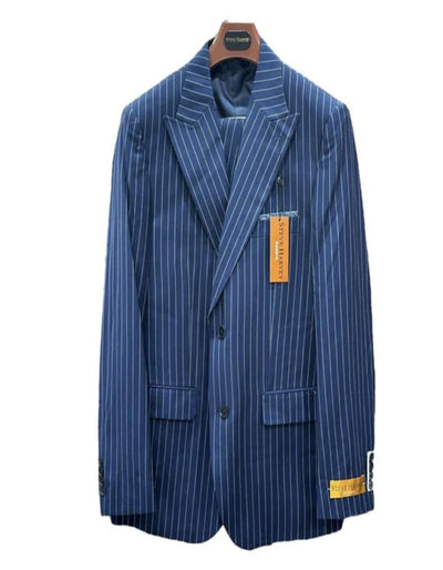 Mens Navy Three Piece Suit 1   - from alligatorwarehouse.com