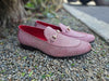 Stingray Embossed Horsebit Loafer 2 KS525-301RED75  - from alligatorwarehouse.com
