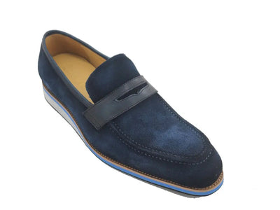 Stylish Suede Penny Loafer 7 KS550-01SCOGN8  - from alligatorwarehouse.com