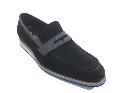 Stylish Suede Penny Loafer 10 KS550-01SCOGN8  - from alligatorwarehouse.com