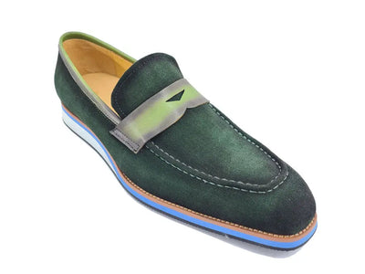 Stylish Suede Penny Loafer 14 KS550-01SCOGN8  - from alligatorwarehouse.com