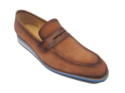 Stylish Suede Penny Loafer 17 KS550-01SCOGN8  - from alligatorwarehouse.com