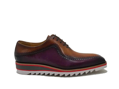 Stylish Two-Tone Brogue Oxford 2 KS550-05TPURPLECOGNA85  - from alligatorwarehouse.com