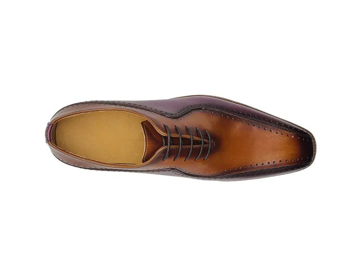 Carrucci Stylish Two-Tone Brogue Oxford