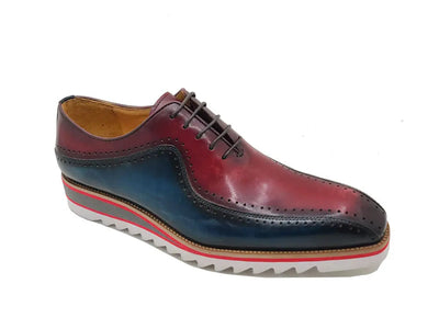 Stylish Two-Tone Brogue Oxford 24 KS550-05TPURPLECOGNA85  - from alligatorwarehouse.com