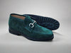 Suede Ankle Boot with Horsebit 5 KS623-05SGRAY75  - from alligatorwarehouse.com