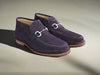 Suede Ankle Boot with Horsebit 6 KS623-05SGRAY75  - from alligatorwarehouse.com