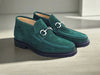 Suede Ankle Boot with Horsebit 4 KS623-05SGRAY75  - from alligatorwarehouse.com