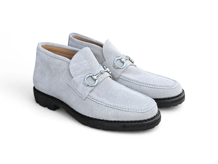 Carrucci Suede Ankle Boot with Horsebit