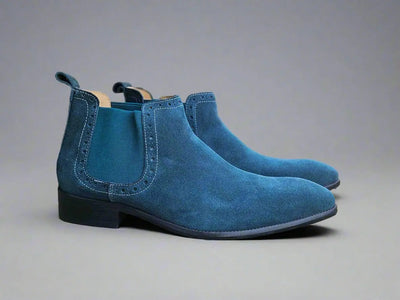 Suede Ankle Chelsea Boot 4 KB503-11SSADD95  - from alligatorwarehouse.com