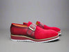 Suede Buckle Monk Strap Shoe 2 KS515-38SCNAVY75  - from alligatorwarehouse.com