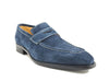 Suede Penny Loafer contrast stitching 11 KS509-36SBROWN75  - from alligatorwarehouse.com