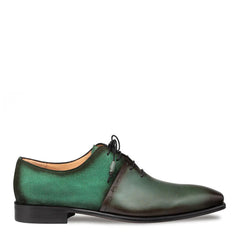 Colomer Calf/Suede Oxford Forest/Green By Mezlan Made In Spain Brand