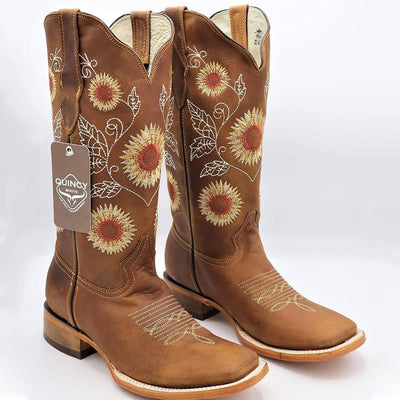 Sunflower Cowgirl Boots 1 Q322G6231M:Q322G6231050M  - from alligatorwarehouse.com