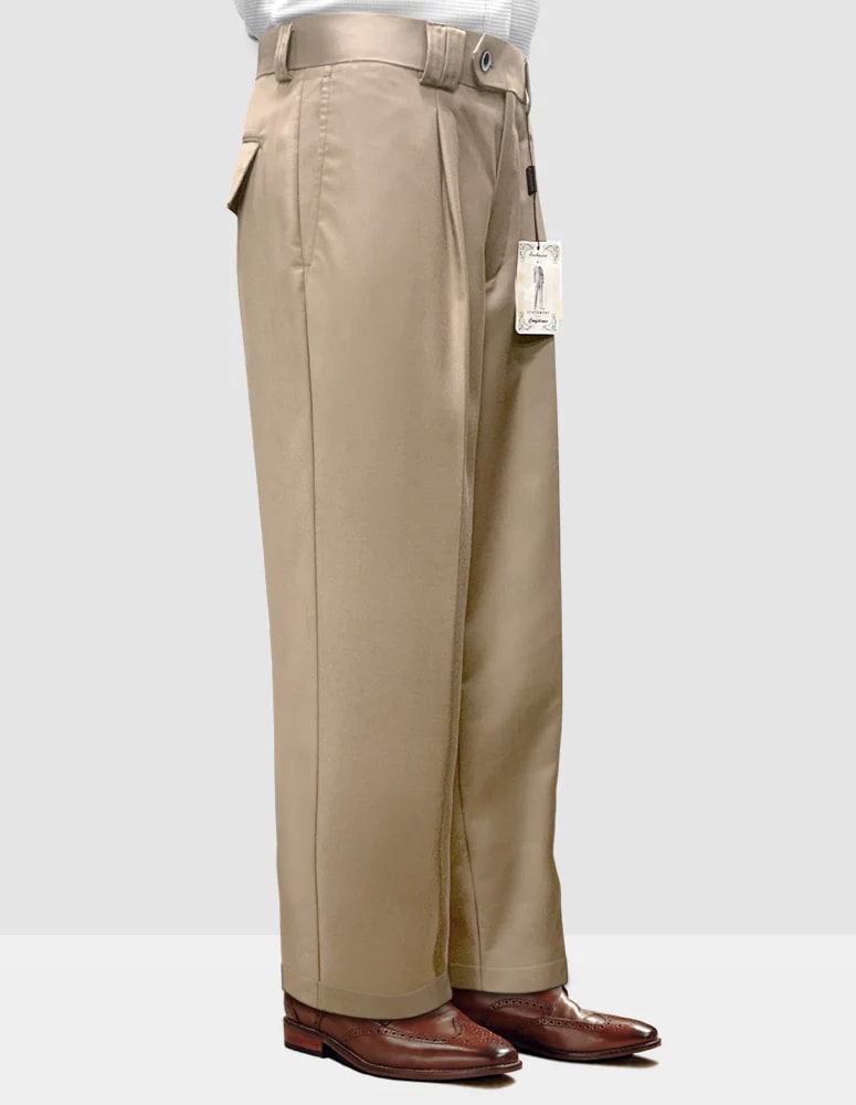 Statement Clothing | ﻿Solid Color Wide Leg Pants Tan