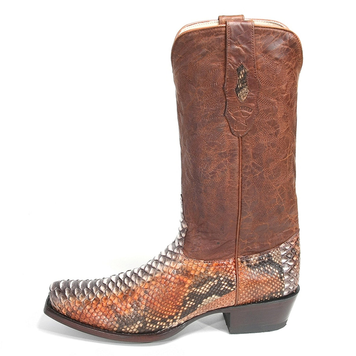 Los Altos Tan Cognac Genuine Python